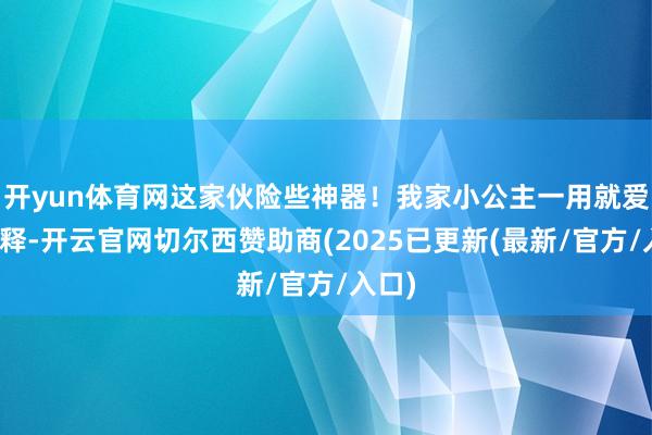 开yun体育网这家伙险些神器!我家小公主一用就爱不忍释-开云官网切尔西赞助商(2025已更新(最新/官方/入口)